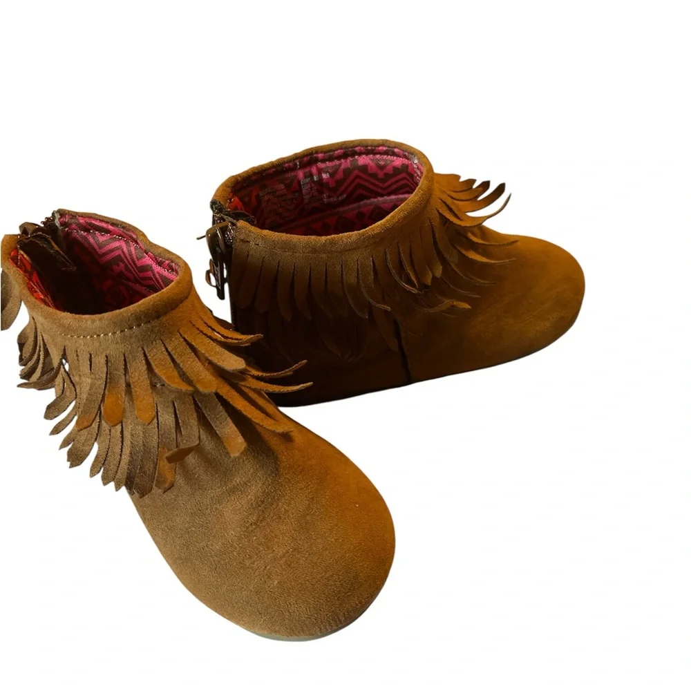 Garanimals Brown Kids Moccasins with Fringe